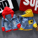 Boys And Girls Jean Thin Denim Hoodie Jacket - Wild Child Closet