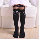 Girls Long Fashion Socks - Wild Child Closet
