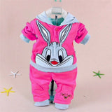 Boys And Girls Cotton/Velvet Bunny 2 Pcs Set - Wild Child Closet