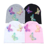 Girls 3D Butterfly Beanie Hat - ONLY 5 LEFT !!! - Wild Child Closet