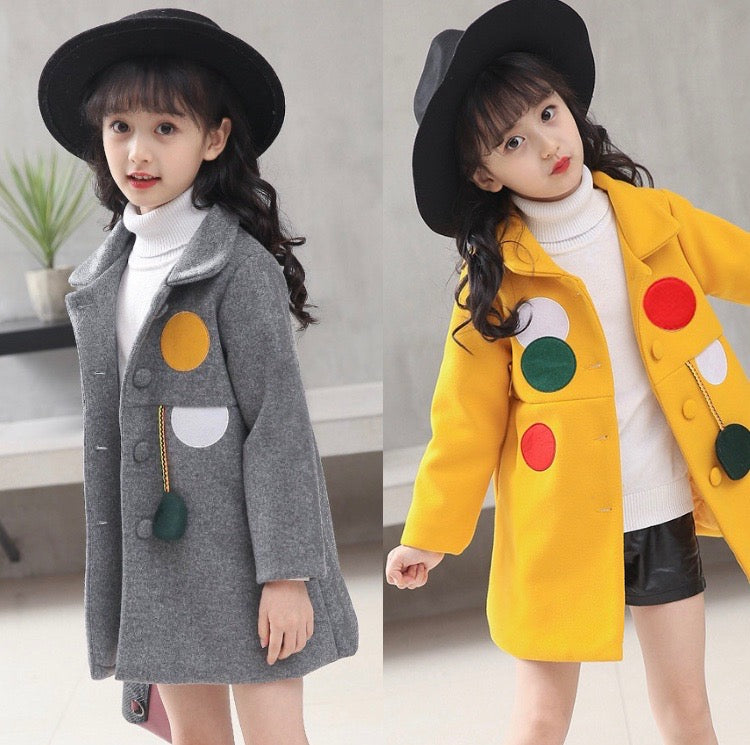 Mustard coat hot sale girls