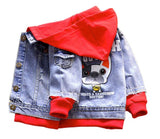 Boys And Girls Jean Thin Denim Hoodie Jacket - Wild Child Closet