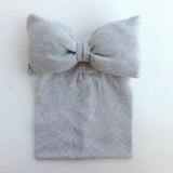 Girls Oversized Bow Beanie Hat + Scarf With Tassels - ONLY 5 LEFT !!! - Wild Child Closet