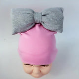 Girls Oversized Bow Beanie Hat + Scarf With Tassels - ONLY 5 LEFT !!! - Wild Child Closet