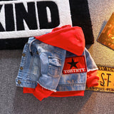 Boys And Girls Jean Thin Denim Hoodie Jacket - Wild Child Closet