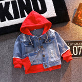 Boys And Girls Jean Thin Denim Hoodie Jacket - Wild Child Closet