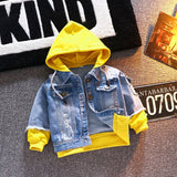 Boys And Girls Jean Thin Denim Hoodie Jacket - Wild Child Closet