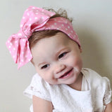 Girls Polka Dot Bowknot Tie Headband  - ARRIVING SOON !!! - Wild Child Closet