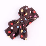 Girls Polka Dot Bowknot Tie Headband  - ARRIVING SOON !!! - Wild Child Closet