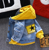 Boys And Girls Jean Thin Denim Hoodie Jacket - Wild Child Closet