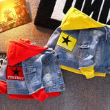Boys And Girls Jean Thin Denim Hoodie Jacket - Wild Child Closet