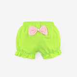 Baby Girls Shorts/Undergarments With Bow Decor - Wild Child Closet