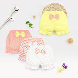 Baby Girls Bow Shorts/Underpants/Diaper Covers - Wild Child Closet