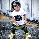 Boys Wild Child Street Rock T-shirt + Harem Pants - Wild Child Closet