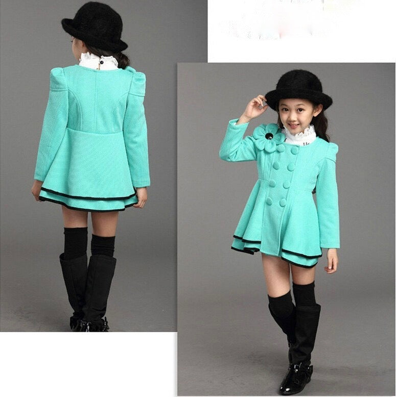 Treat Ürself Girly ribbon trench coat Sale Excluded] Eiffel Ribbon Girls Trench Coat