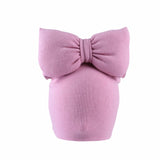 Girls Oversized Bow Beanie Hat + Scarf With Tassels - ONLY 5 LEFT !!! - Wild Child Closet