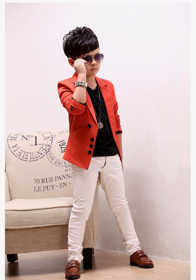 Boys Casual Jacket Blazer