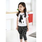 Boys And Girls Rabbit T-Shirt + Harem Pants - ONLY 3 LEFT !!! - Wild Child Closet