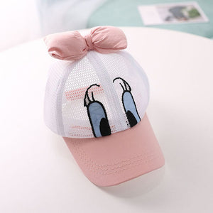 Girls And Boys Big Bow Ducky Cap - Wild Child Closet