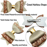 Big Glitter PU Leather Hair Clip/Barrette - Wild Child Closet