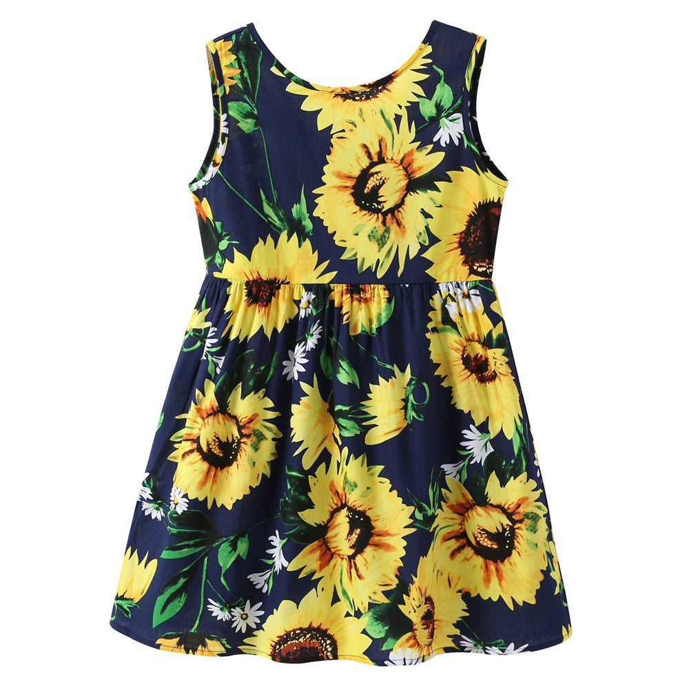 Girls Multi Print Dress – Wild Child Closet