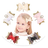 Glitter Ballerina Big Bow Hair Clip/Barrette - Wild Child Closet