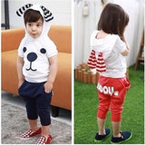 Boys And Girls Puppy Hooded 2 Pcs set