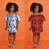 Girls Tribal Print Midi Dress - Wild Child Closet