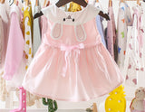Girls Bunny Collar Dress - Wild Child Closet
