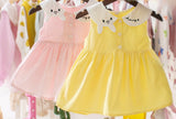 Girls Bunny Collar Dress - Wild Child Closet