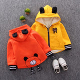 Boys And Girls Thick Warm Hooded Jacket - Wild Child Closet