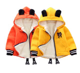 Boys And Girls Thick Warm Hooded Jacket - Wild Child Closet