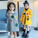 Girls Thickening Wool Coat - Wild Child Closet