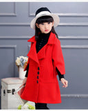 Girls Fashion Wool Blend Coat - ONLY 3 LEFT !!! - Wild Child Closet