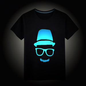 Boys And Girls Face Glow In The Dark T-Shirts - ONLY 3 LEFT !!! - Wild Child Closet